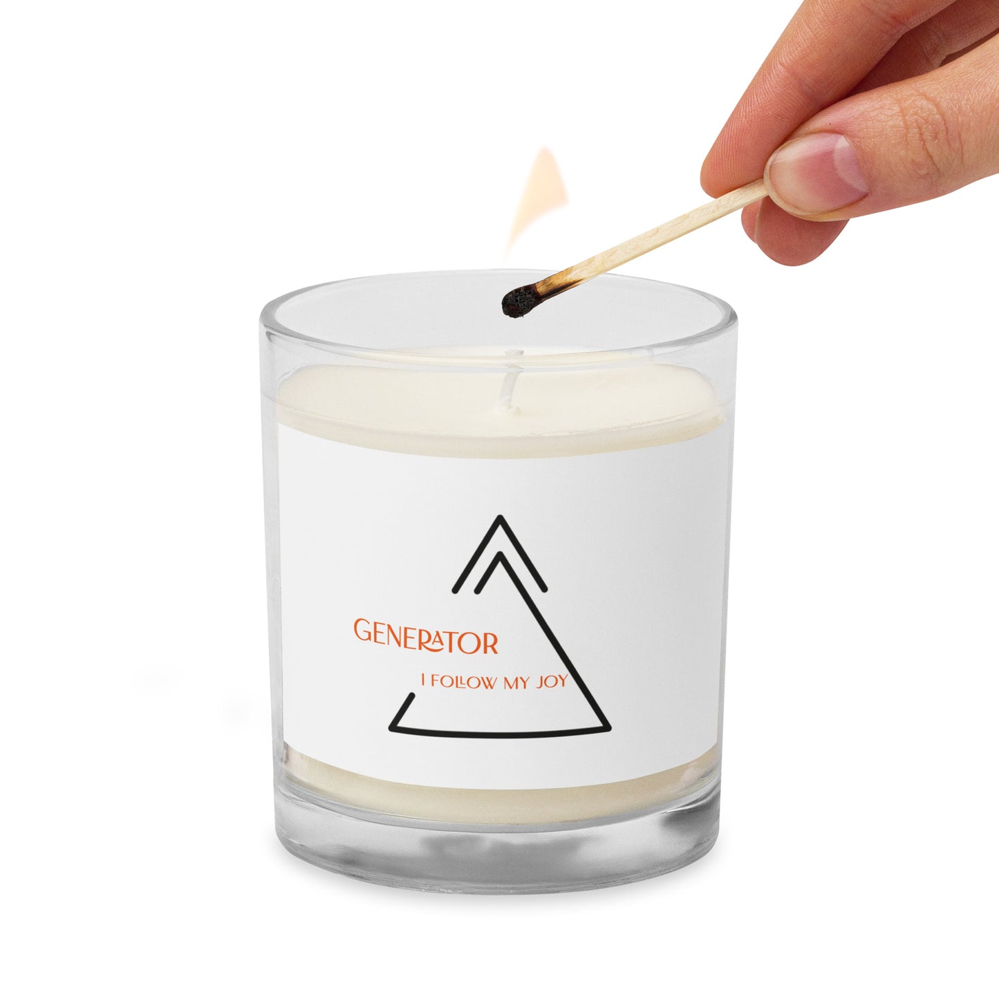 generator glass jar soy wax candle