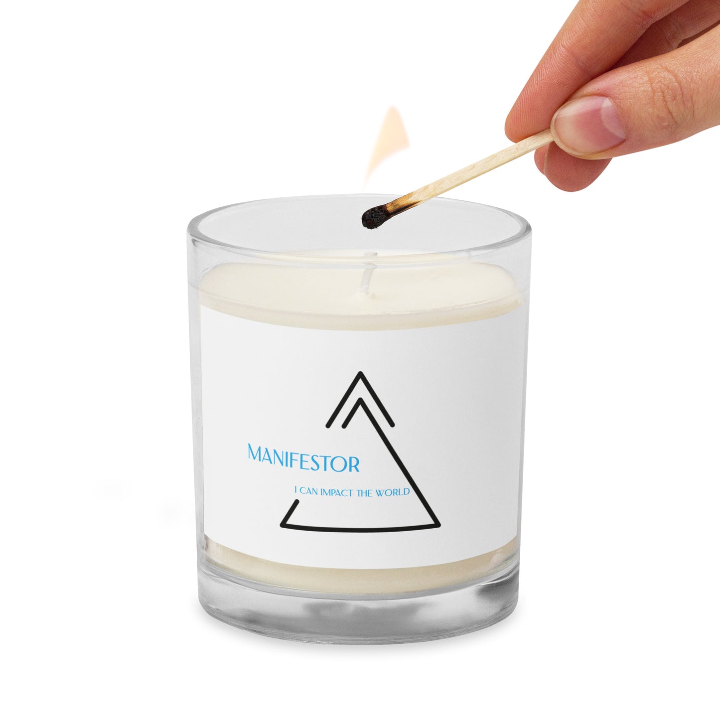 manifestor glass jar soy wax candle